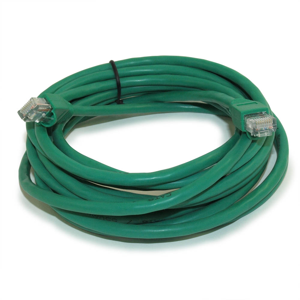 14ft Cat6 Ethernet RJ45 Patch Cable Stranded Snagless Booted GREEN