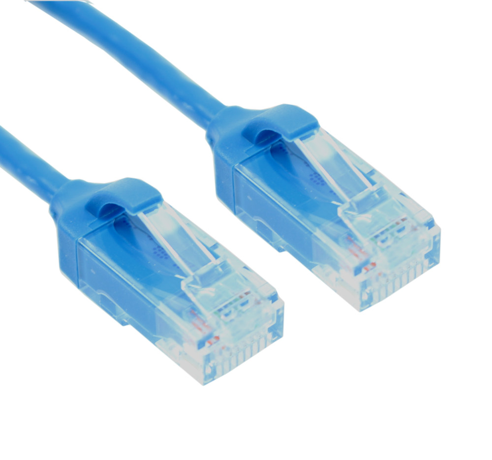 My Cable Mart - 6INCH Cat6 SLIM Ethernet RJ45 Patch Cable, Stranded ...