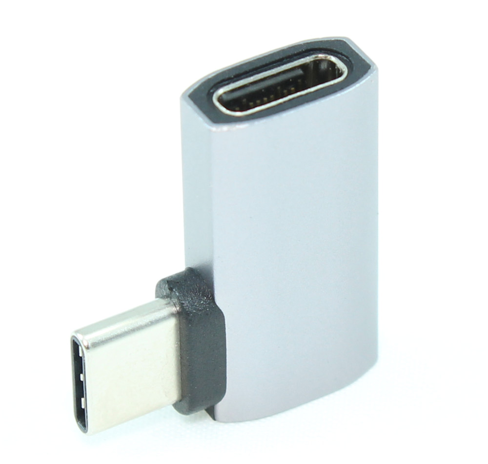 USB4 Type-C 40G/240W Male to Female Angle 90 degree Left/Right Adapter - Picture 2 of 3