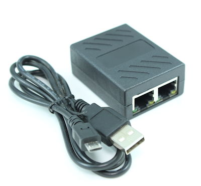 2 Port RJ45 CAT6/5E 1Gbps Mini Networking Ethernet Switch