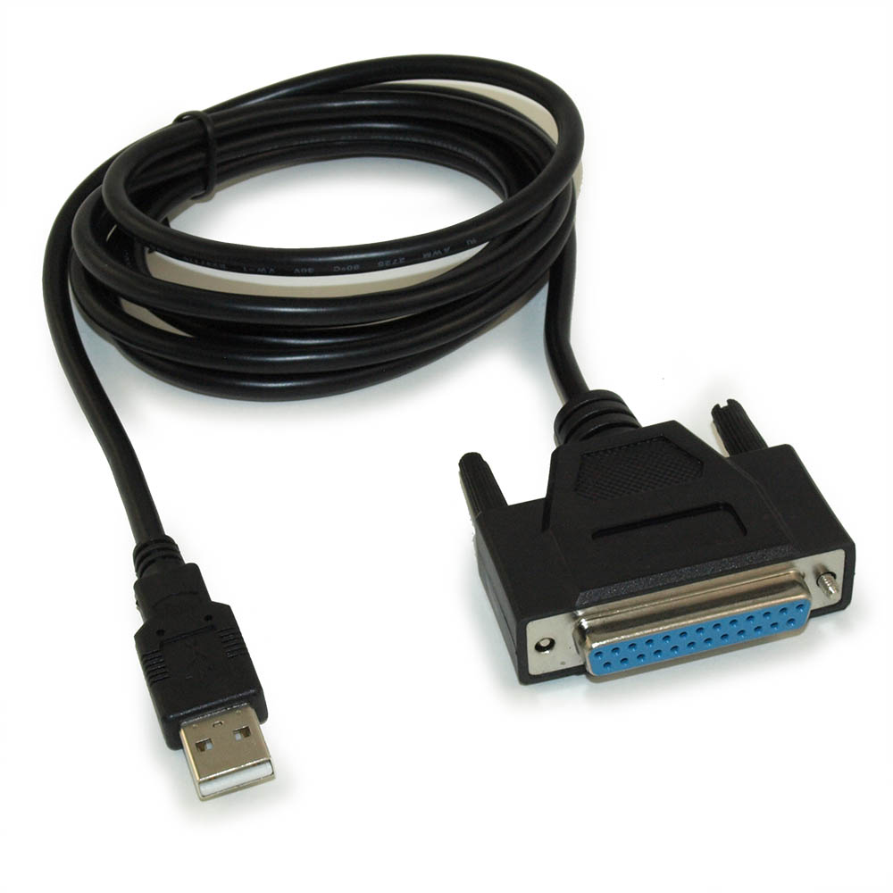 My Cable Mart - USB to Parallel (DB25 Female Legacy Printer) Converter ...