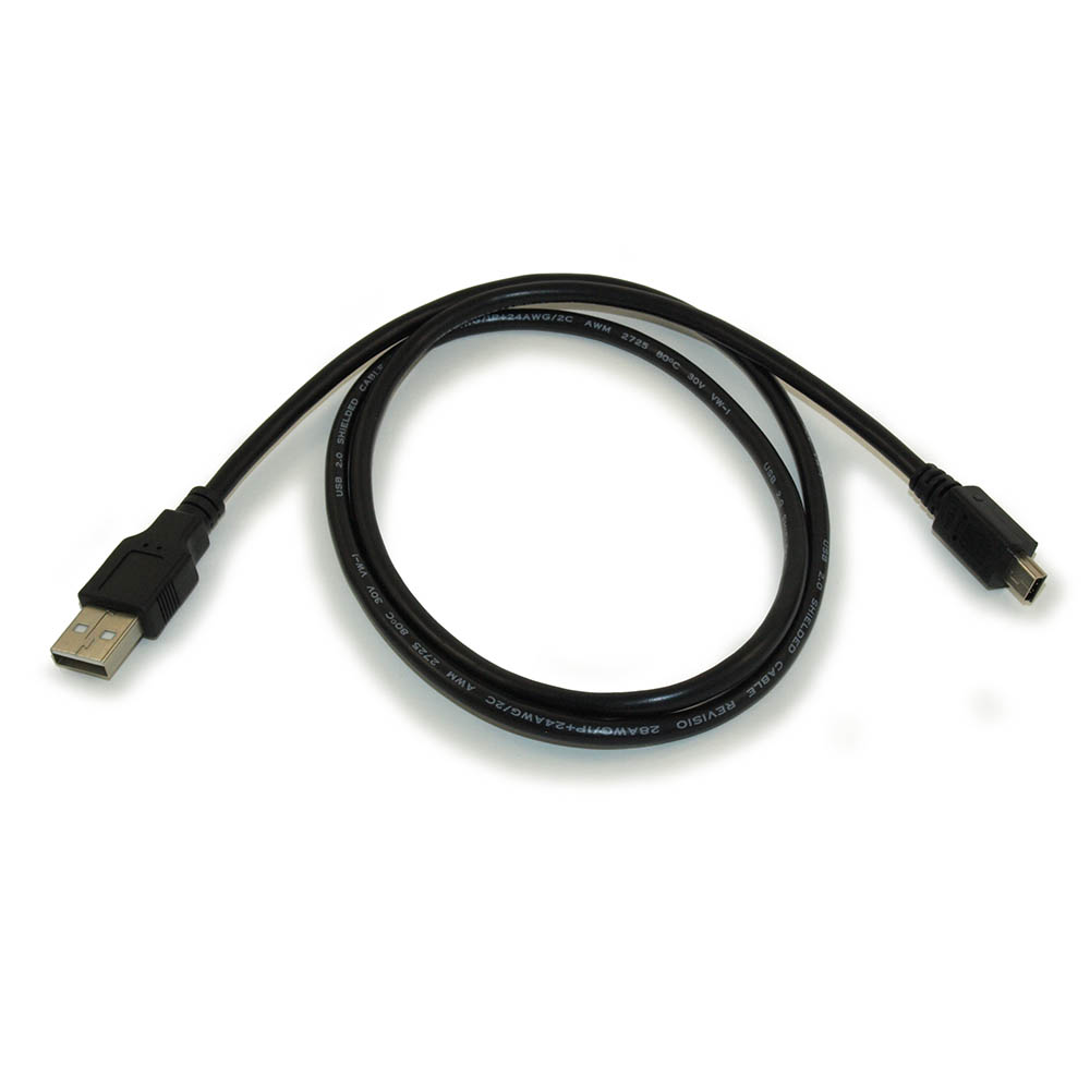 My Cable Mart - 3ft USB 2.0 Certified 480Mbps Type A Male To Mini-B/5 ...