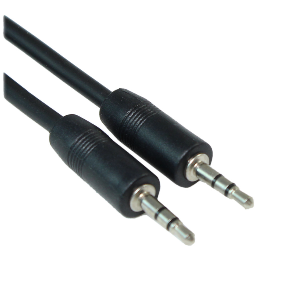 Tampa Mall 3ft 2.5mm SLIM Mini Stereo Reservation TRS Male Cable Black Plug