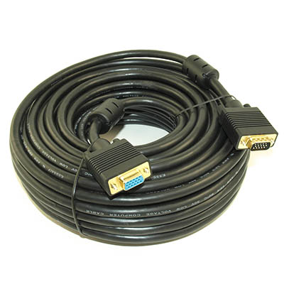 75ft Premium VGA EXTENSION M/F Triple-Shield Cable Gold Plated