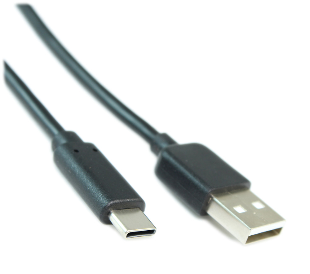 3ft USB Type-C Male to Type-A Male Cables 480Mbps Black - Picture 1 of 3