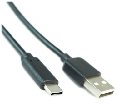 3ft USB Type-C Male to Type-A Male Cables, 480Mbps, Black