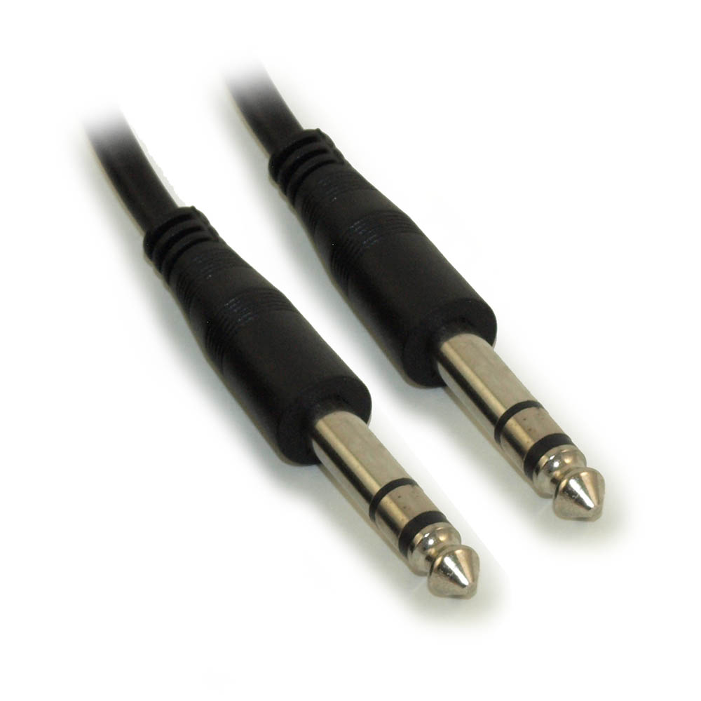 My Cable Mart 3ft 14 Stereo Trs Phono Cable Male To Male 28awg Nickel Plated 2016