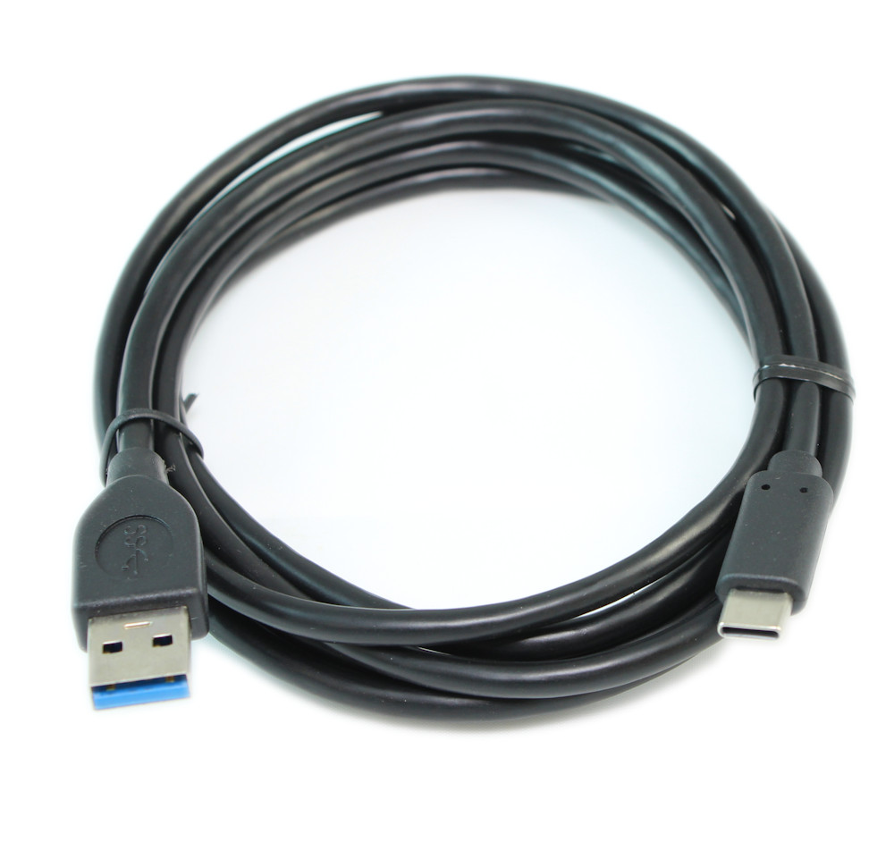 6ft USB 3.2 Gen 1 Type-C Male to Type-A Male Cables 5Gbps Black - Picture 2 of 3