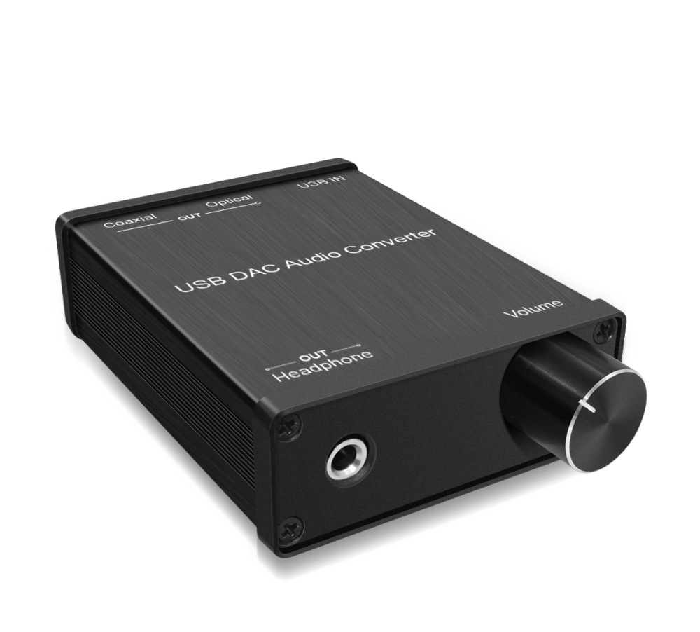 My Cable Mart - USB to Analog 3.5mm/Toslink/Digital Audio Converter w