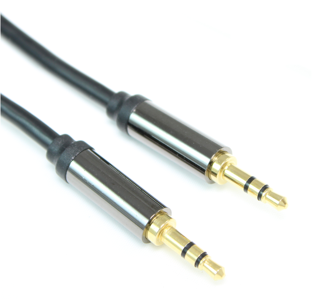 My Cable Mart - 6ft PREMIUM 3.5mm Mini-Stereo TRS Male to Male Speaker ...