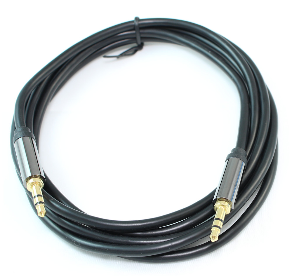 6 Fuß Premium 3,5 mm Mini-Stereo TRS Stecker auf Stecker Lautsprecher/Audiokabel - Bild 2 von 3
