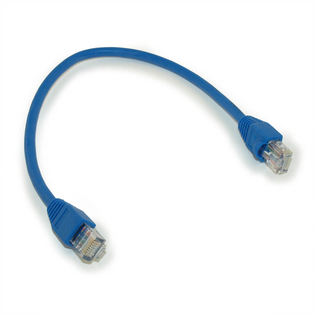 My Cable Mart - 1ft Cat5E Ethernet RJ45 Patch Cable, Stranded, Snagless ...